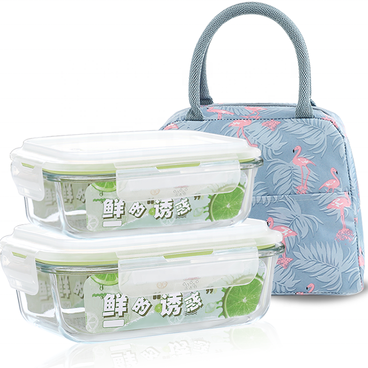 Portable Microwave Bento Glass Lunch Box lunch box manufacturer