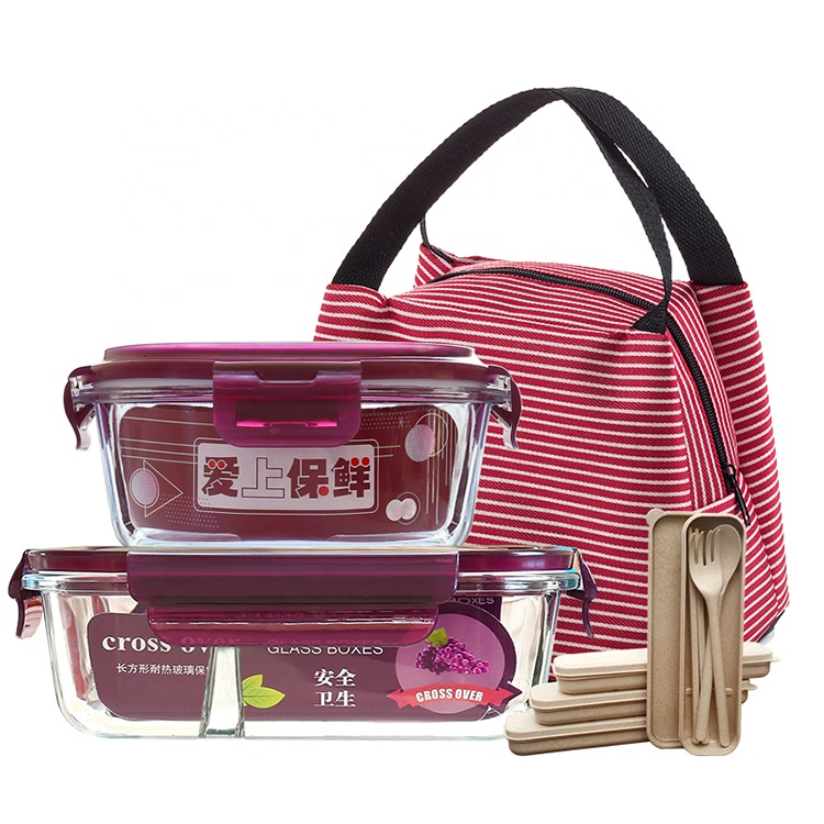 Bento Food Container Pyrex Borosil Glass Lunch Box lunch box manufacturer