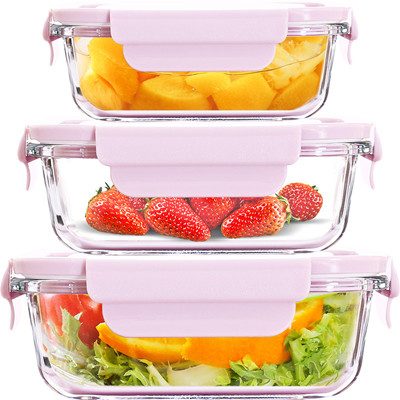 Wholesale TWO IN ONE Double Layer High Borosilicate Glass Lunch Box Food  Container Bento Box From m.