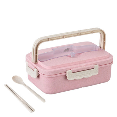 Buy Wholesale China Wheat Straw Plastic Bento Box Microwave Heated Box  Large Capacity Lunch Box & Lunch Box at USD 0.59