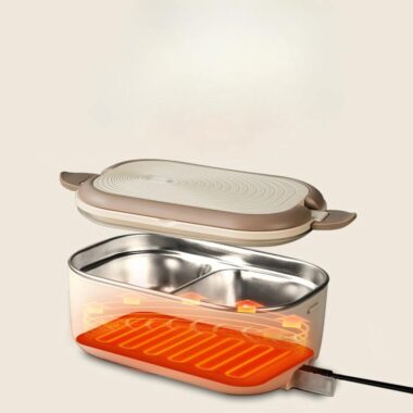 portable electronic heating lunch box for office
