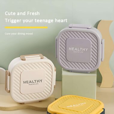 plastic square bento lunch box