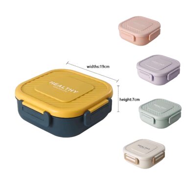 plastic square bento lunch box