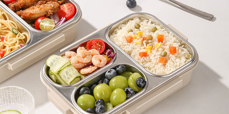 BPA free stainless steel bento lunch bo