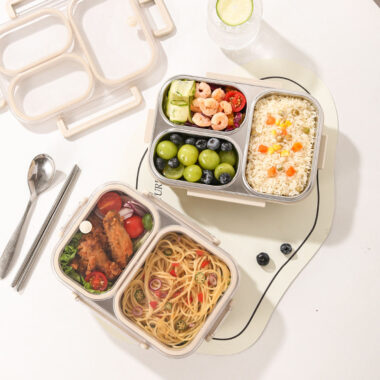 BPA free stainless steel bento lunch bo