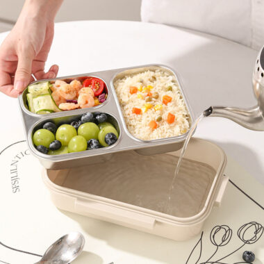 BPA free stainless steel bento lunch bo