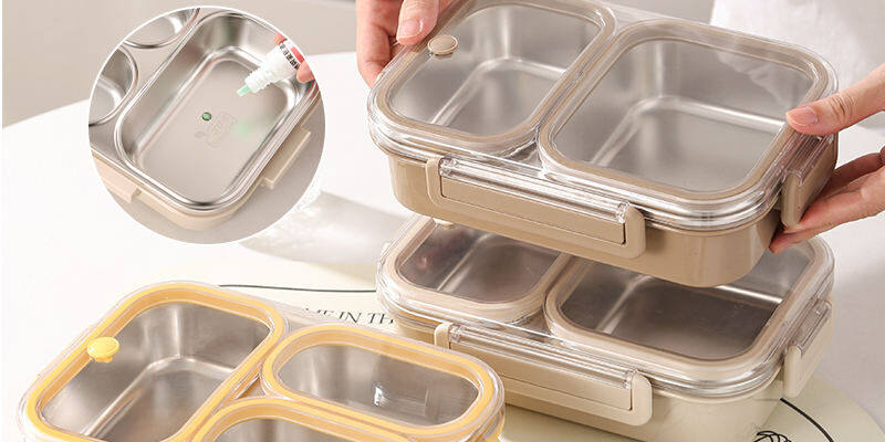 BPA free stainless steel bento lunch bo