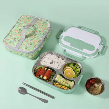 stainless steel kids’ bento lunch box