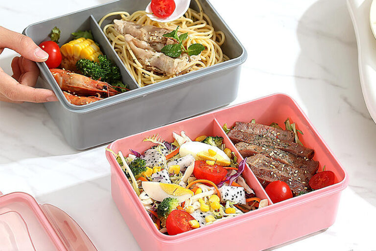 Custom Logo School Lunch Boxes with PP Lid and Kids’ Water Bottle Set (1) Custom logo kids’ school lunch box