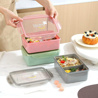 Custom logo kids’ school lunch box