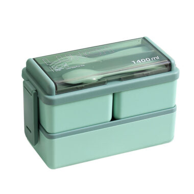 double-layer plastic lunch boxes