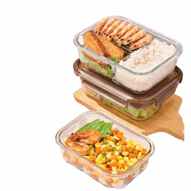 borosilicate glass lunch box