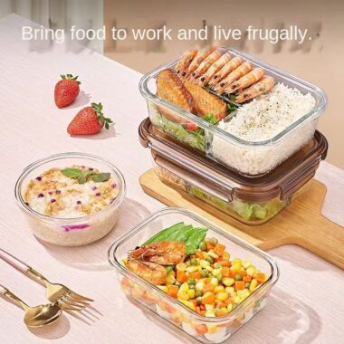 borosilicate glass lunch box