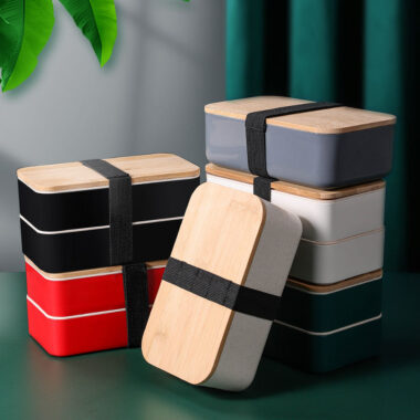 Eco bamboo wooden lunch box