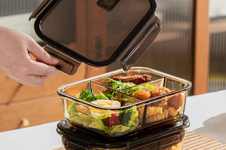 Hot Sales Glass Lunch Box Factory Supply Microwave Safe Leakproof Food Container (2) microwave safe glass lunch box