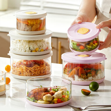 Kids custom glass lunch box set