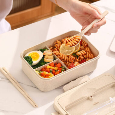 Eco-friendly plastic bento lunch box