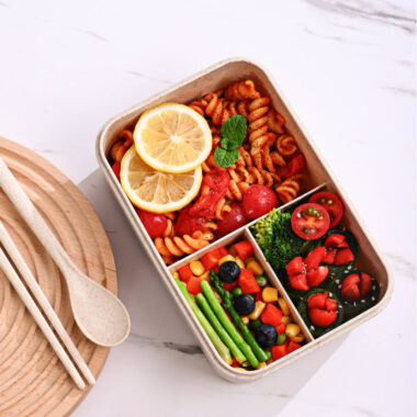 Eco-friendly plastic bento lunch box
