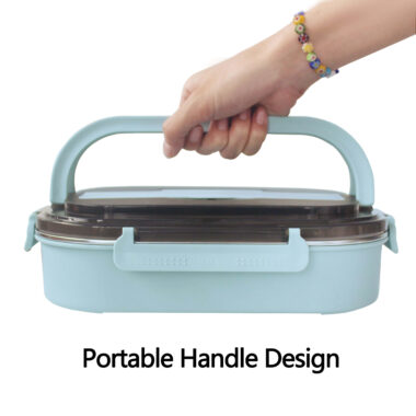 plastic lunch box with handle