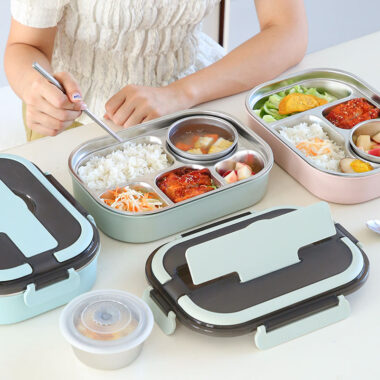 plastic lunch box with handle