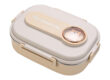 stainless steel 6-compartment food tray