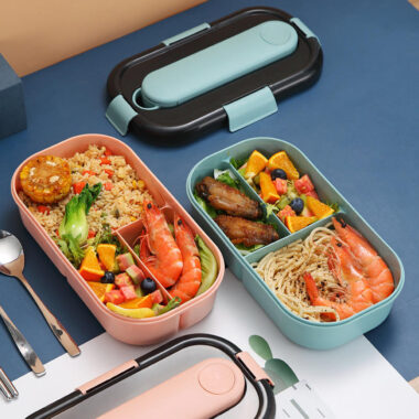 Japanese-style student plastic lunch boxes