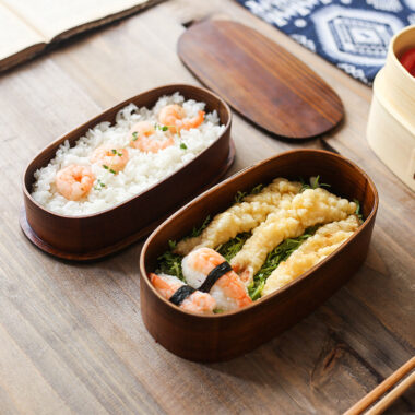 double layer sushi lunch box