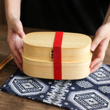 double layer sushi lunch box