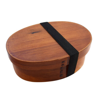 Wholesale oval wooden lunch box