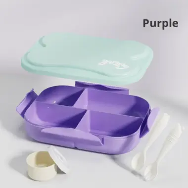 Microwave safe plastic student lunch box