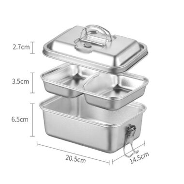 1800ml insulated stainless steel bento box