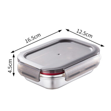 304 stainless steel airtight leakproof food container