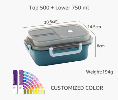 BPA free plastic bento lunch box