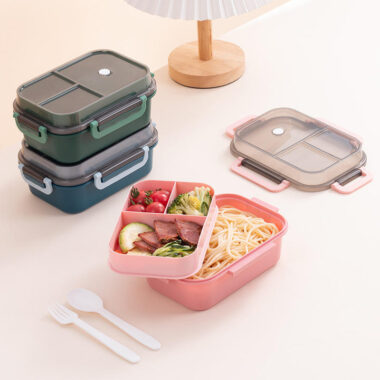 BPA free plastic bento lunch box