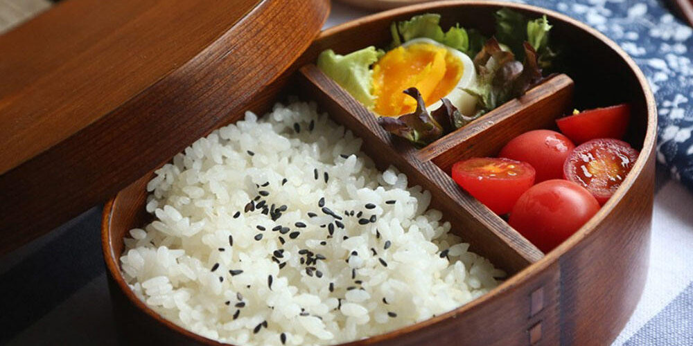 Cryptomeria wooden bento lunch box