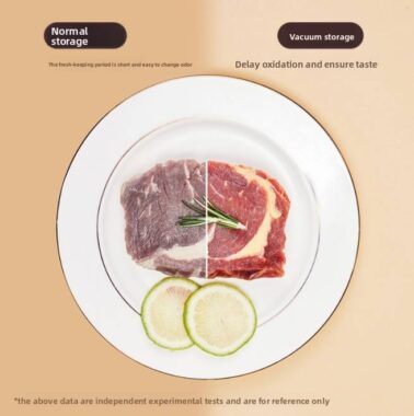 Air sealed vacuum glass lunch box