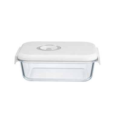 Air sealed vacuum glass lunch box