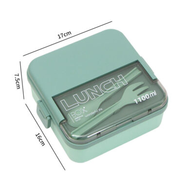Plastic lunch box with crisper microwavable