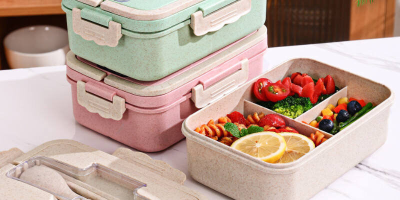food grade plastic bento lunch box