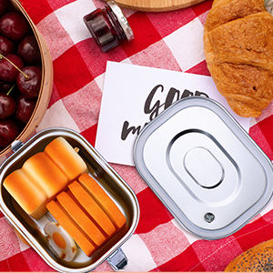 leakproof rectangular bento lunch box