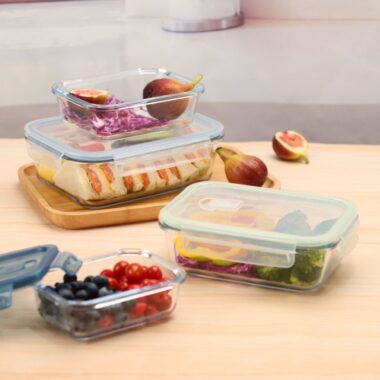 Microwave Glass Takeaway Lunch Box